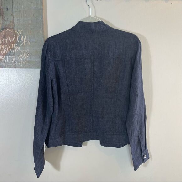 Eileen Fisher Blue Organic jacket - Picture 7 of 15